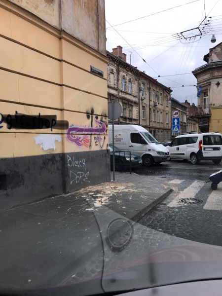 У Львові внаслідок негоди повалені дерева та обірвані лінії електропередач